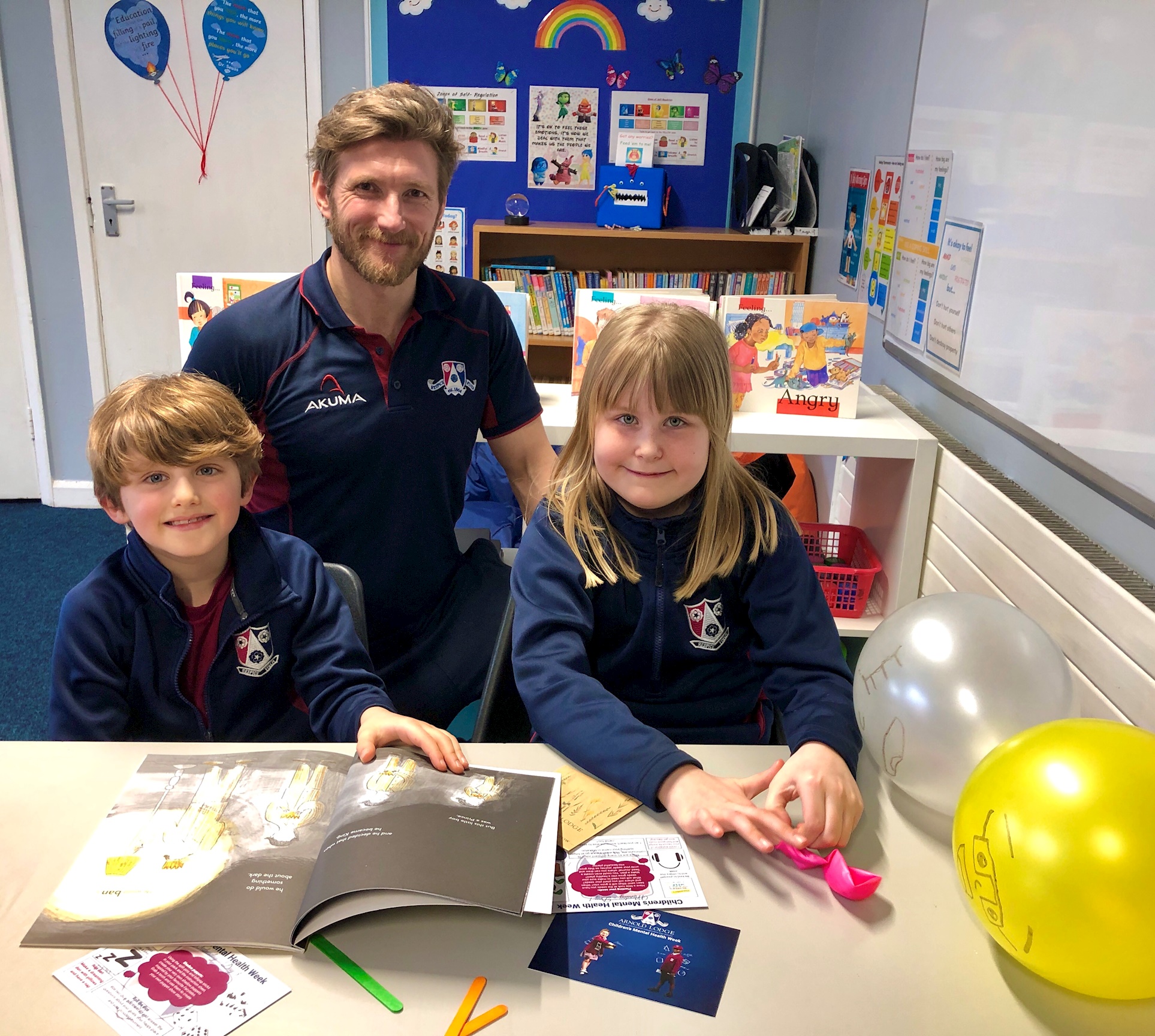 Pupils at Arnold Lodge School are switching off their screens for Children's Mental Health Week